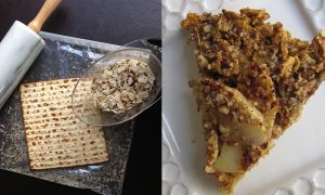Recipe for Matzah Charlotte, an apple Passover dessert