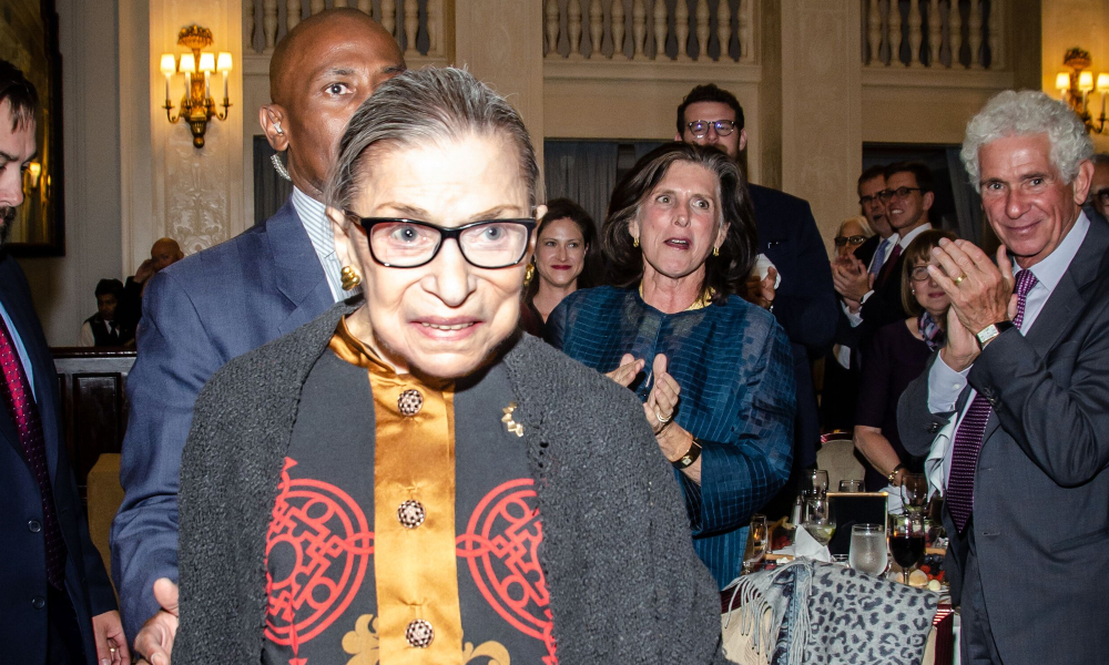Justice Ruth Bader Ginsburg Discusses Career, Role Models at Moment Awards Dinner