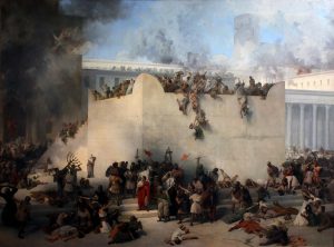 “Destruction of the Temple of Jerusalem,” by Francesco Hayez (1867).