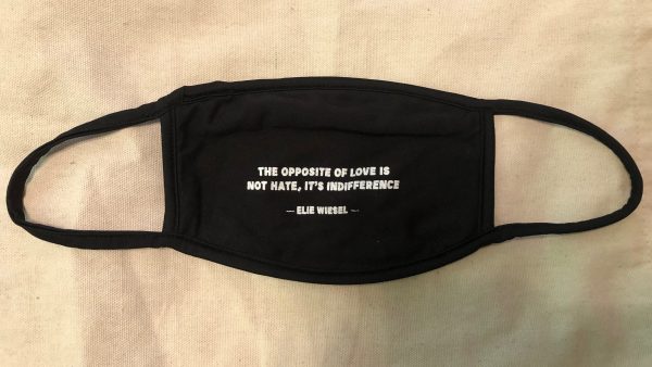 Elie Wiesel Mask: The Opposite of Love is Not Hate, It's Indifference