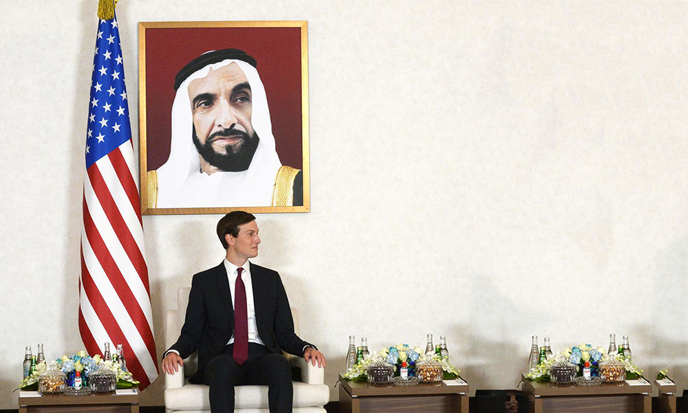 Presidential senior adviser Jared Kushner visited Abu Dhabi as part of the joint U.S.-Israeli delegation in August.