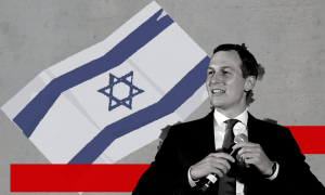 Jared Kushner and an Israeli Flag