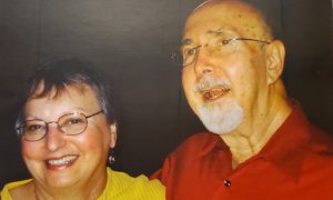 Anne and Marv Bonowitz, 2010, Columbus, Ohio. They were married in Brooklyn, New York from June 25, 1961 until Marv’s death in 2018.