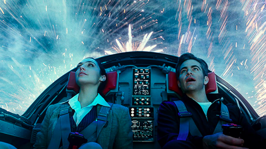 Chris Pine and Gal Gadot in Wonder Woman 1984 (2020)