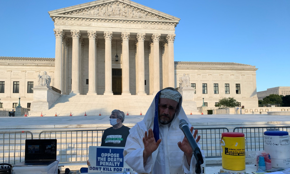 Death penalty protest