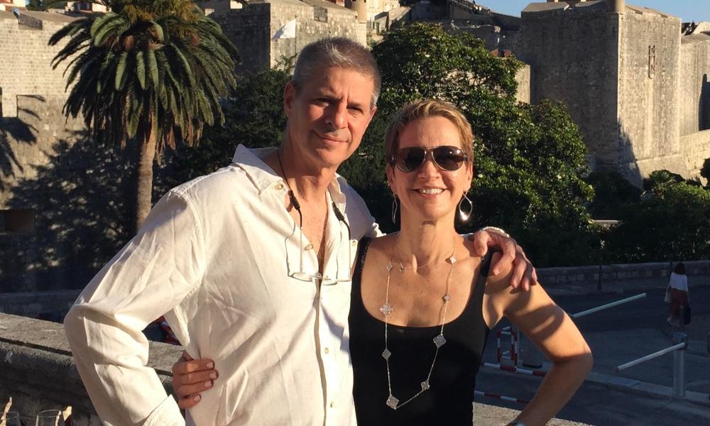 Bari with her husband Marc