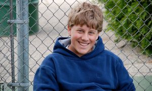 Zach in high school (photo credit: Mitch Wolf)