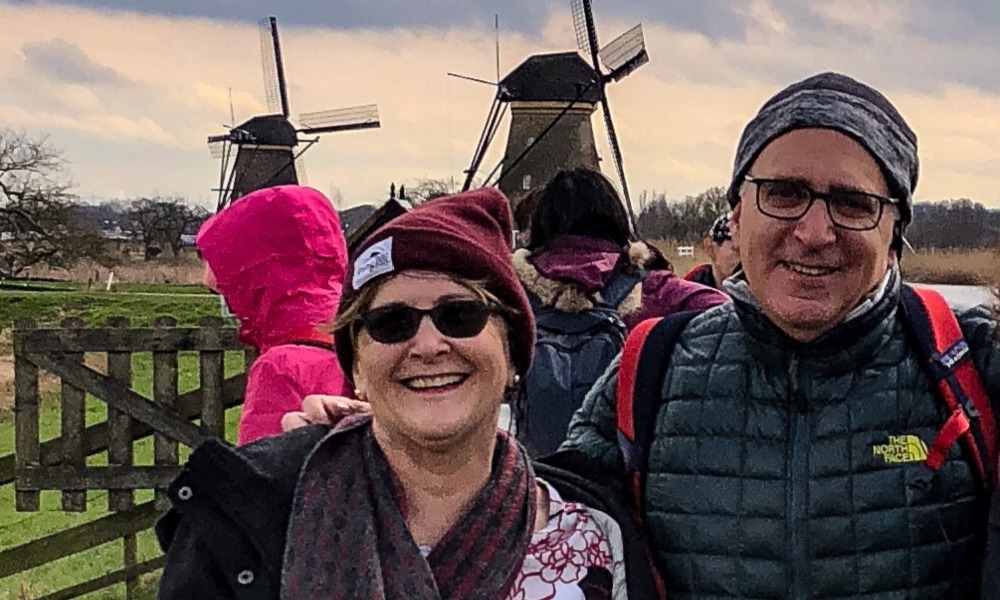 an older couple in Amsterdam