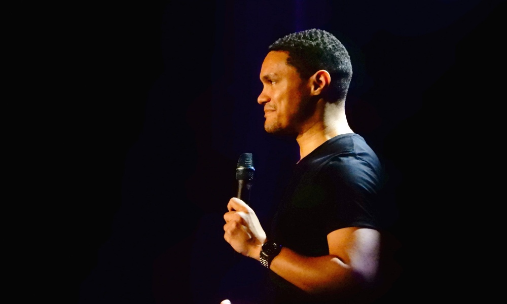 Trevor Noah performs a stand up set.