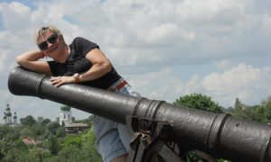 Anya in Chernigiv in 2019. Anya fled to Krakow in the beginning of the war.