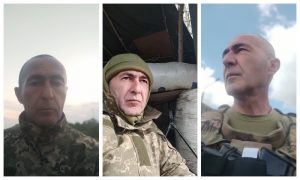 Maksym Gon in his army uniform