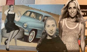magazine cutouts of women