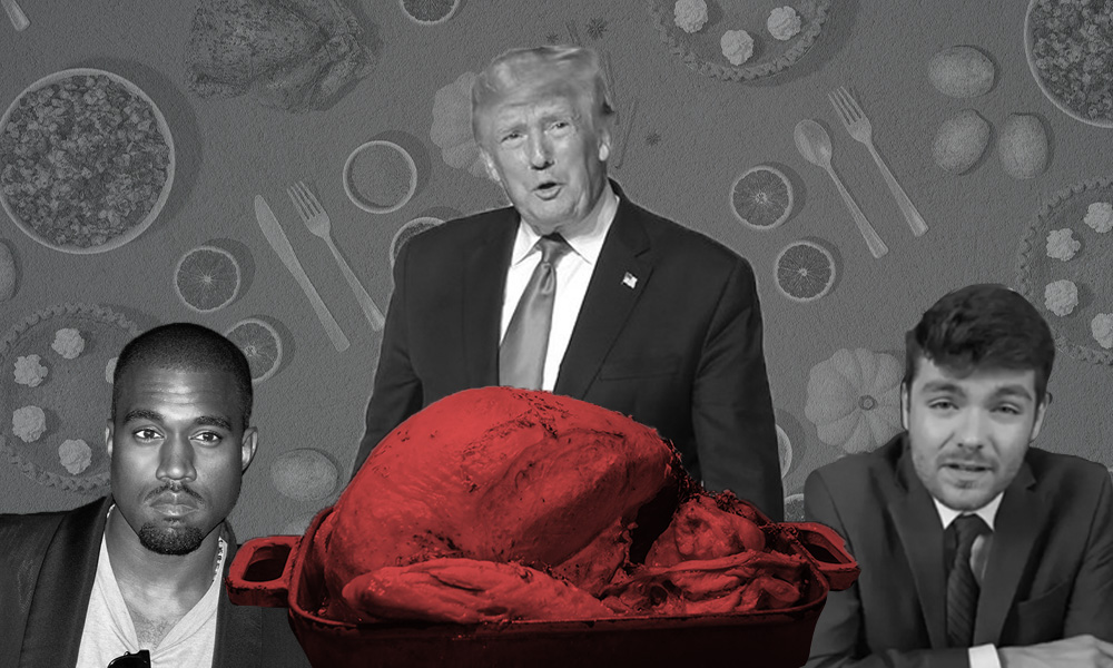 Trump, Ye and Nick Fuentes