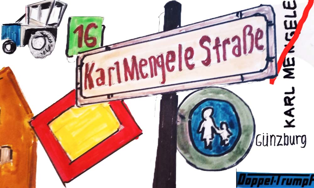 Drawings by Miriam Isaacs to go along with her memoir about Mengele