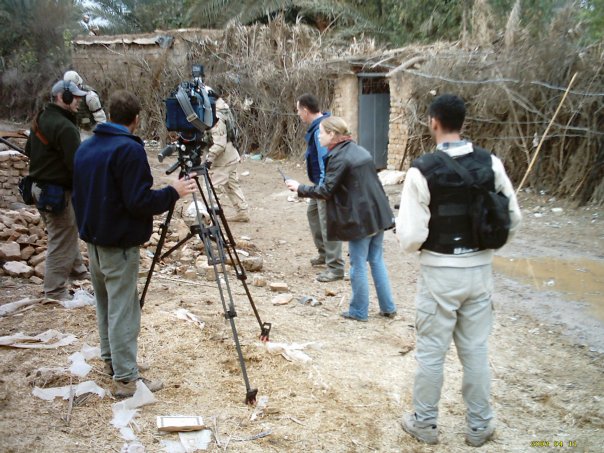 Yael Lavie working in Iraq