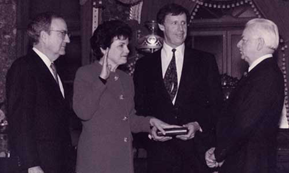 Dianne Feinstein's swearing in