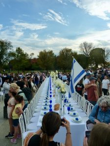 Empty Shabbat table ceremony