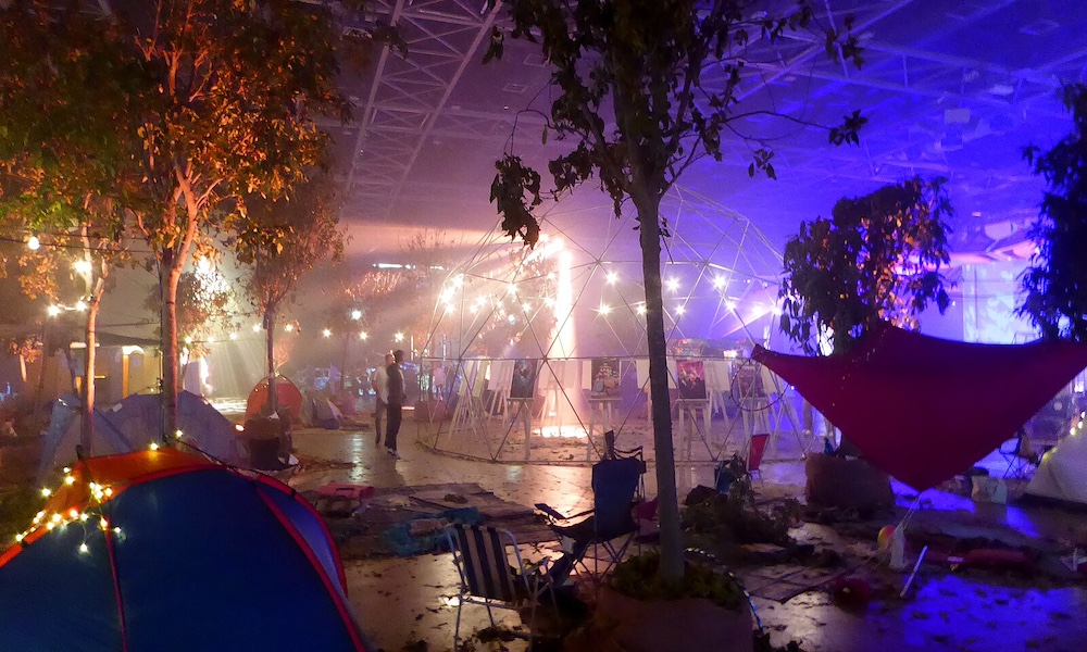 Commemorative display 06:29 of the Nova Festival