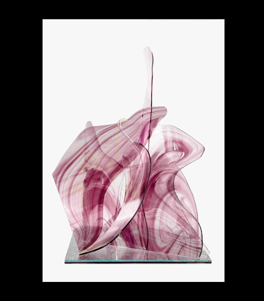 Pink Passion, 2018–19. Glass, 15 x 11 ½ x 11 ½ in. Courtesy of the artist. Photo: Clay Blackmore.